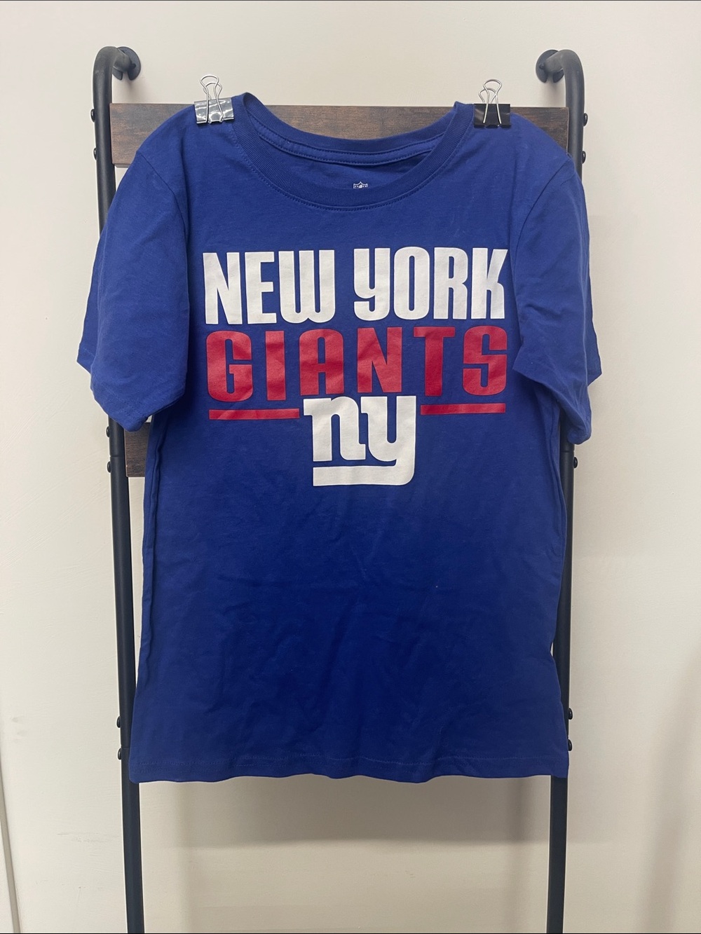 NFL Kids Royal Blue New York Giants Graphic Tee